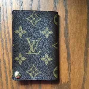 Vintage Louis Vuitton credit card wallet